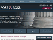 Tablet Screenshot of kenoshacriminalfamilyattorneys.com